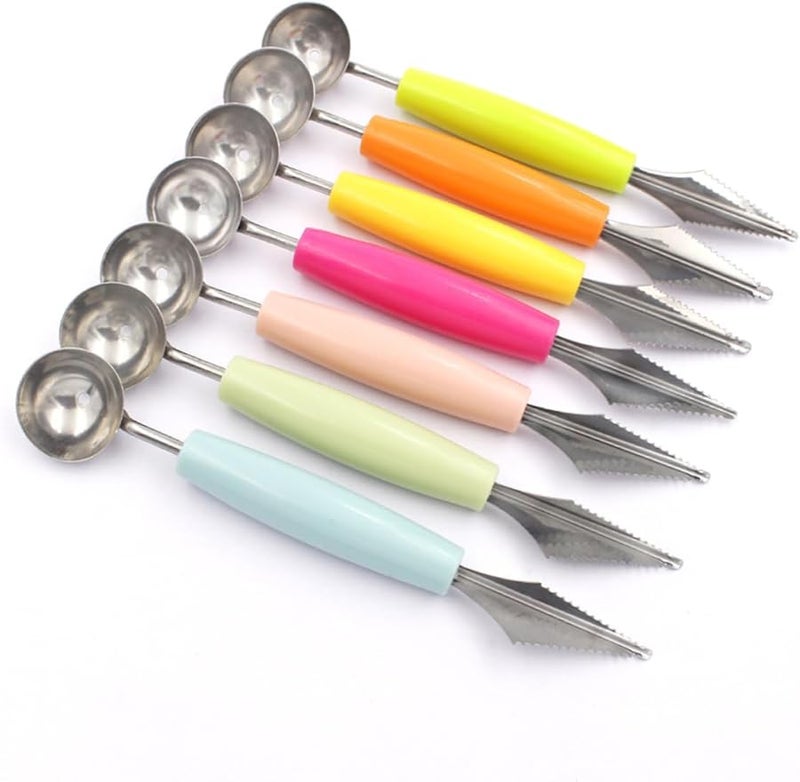 Stainless Steel Watermelon Scooper Set With Fruit Carving Knife Multi Function Tools - Image 2